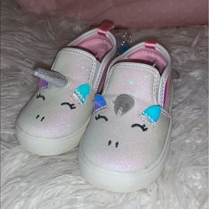 NWT🦄Glitter Unicorn Slide On Shoes